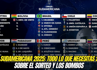 Copa Sudamericana 2025: Todo lo que necesitas saber sobre el sorteo y los bombos Copa Sudamericana 2025