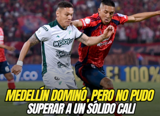 Independiente Medellín dominó, pero no pudo superar a un sólido Cali por la fecha 9 Independiente Medellín