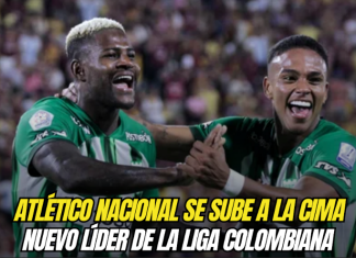 Atlético Nacional se sube a la cima: nuevo líder de la Liga Colombiana 2025-l Atlético Nacional