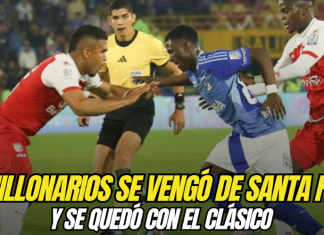 Millonarios se vengó de Santa Fe y se quedó con el clásico de la fecha 17 Millonarios FC