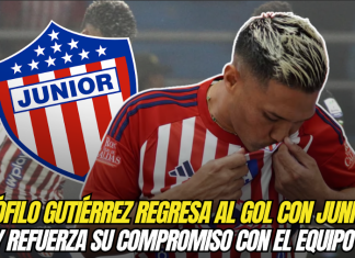 Teófilo Gutiérrez regresa al gol con Junior y refuerza su compromiso con el equipo en la fecha 10 Teófilo Gutiérrez