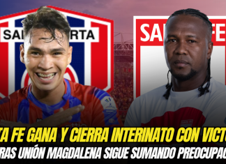 Santa Fe gana y cierra interinato con victoria en la fecha 11, mientras Unión Magdalena sigue sumando preocupaciones Independiente Santa Fe