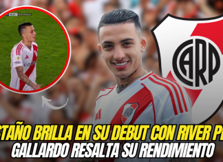 Castaño brilla en su debut con River Plate: Gallardo resalta su rendimiento Kevin Castaño, River Plate
