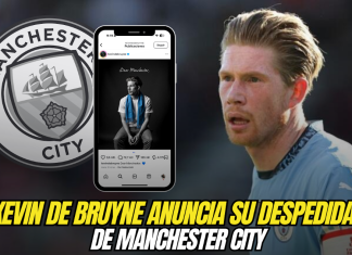 Kevin De Bruyne anuncia su despedida de Manchester City Kevin De Bruyne