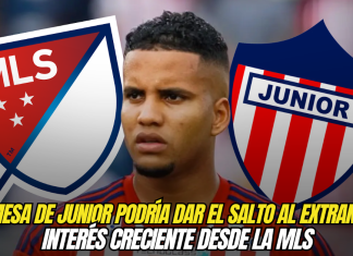 Promesa de Junior podría dar el salto al extranjero: interés creciente desde la MLS Howell Mena, Junior de Barranquilla
