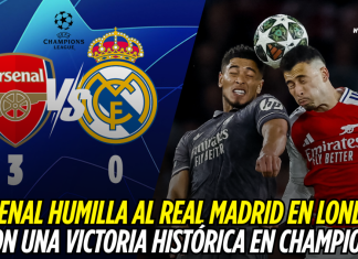 Arsenal humilla al Real Madrid en Londres con una victoria histórica en Champions League 2024-2025 Arsenal, Real Madrid, Champions League