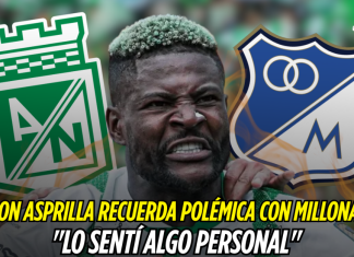 Dairon Asprilla recuerda polémica con Millonarios: «Lo sentí algo personal» Dairon Asprilla