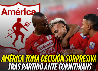 América de Cali toma decisión sorpresiva tras partido ante Corinthians en la fecha 2 América de Cali
