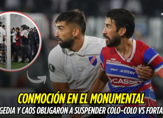 Colo-Colo vs Fortaleza en la fecha 2: Conmoción en el Monumental, tragedia y caos obligaron a suspender Colo-Colo vs Fortaleza