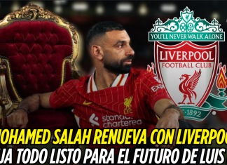 Mohamed Salah renueva con Liverpool hasta 2027 y deja todo listo para el futuro de Luis Díaz Mohamed Salah