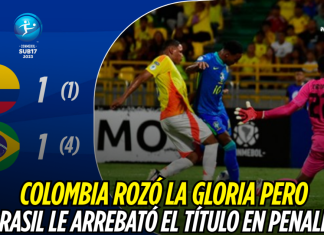Colombia rozó la gloria pero Brasil le arrebató el título en penales Selección Colombia
