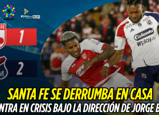 Santa Fe se derrumba en casa y entra en crisis bajo la dirección de Jorge Bava Independiente Santa Fe