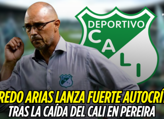 Alfredo Arias lanza fuerte autocrítica tras la caída del Deportivo Cali en Pereira en la fecha 14 Deportivo Cali