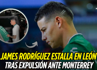 James Rodríguez estalla en León tras expulsión ante Monterrey James Rodríguez