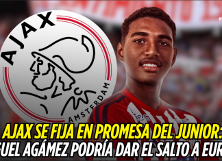 Ajax se fija en promesa del Junior: Miguel Agámez podría dar el salto a Europa Miguel Agámez