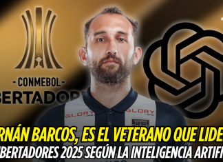 Hernán Barcos, es el veterano que lidera la Libertadores 2025 según la Inteligencia Artificial Hernán Barcos