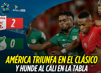 América de Cali triunfa en el clásico y hunde al Cali en la tabla en la fecha 16 América de Cali, Deportivo Cali