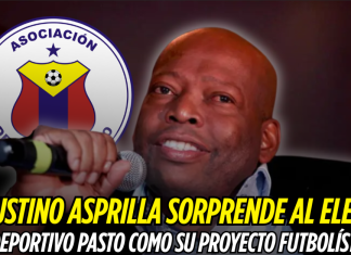 Faustino Asprilla sorprende al elegir al Deportivo Pasto como su proyecto futbolístico Faustino Asprilla