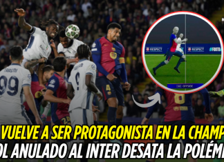 VAR vuelve a ser protagonista en la Champions League: gol anulado al Inter desata la polémica Champions League