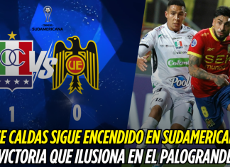 Once Caldas sigue encendido en Sudamericana: victoria que ilusiona en el Palogrande Once Caldas