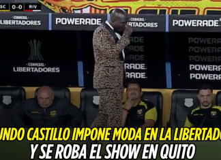 Segundo Castillo impone moda en la Libertadores y se roba el show en Quito Segundo Castillo