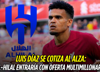 Luis Díaz se cotiza al alza: Al-Hilal entraría con oferta multimillonaria Luis Díaz