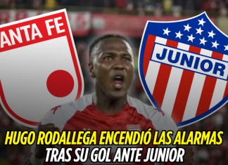 Hugo Rodallega encendió las alarmas tras su gol ante Junior Hugo Rodallega