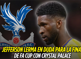 Jefferson Lerma en duda para la final de FA Cup 2025 con Crystal Palace Jefferson Lerma