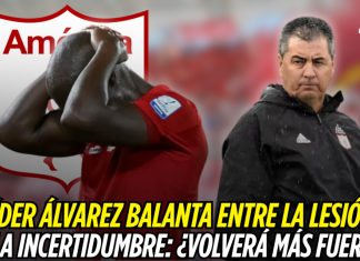 Éder Álvarez Balanta entre la lesión y la incertidumbre: ¿volverá más fuerte? Éder Álvarez Balanta, América de Cali