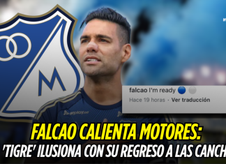 Falcao García calienta motores: el ‘Tigre’ ilusiona con su regreso a las canchas Falcao García