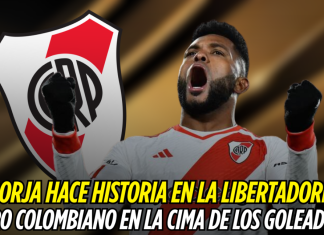 Miguel Ángel Borja hace historia en la Libertadores 2025: otro colombiano en la cima de los goleadores Miguel Ángel Borja