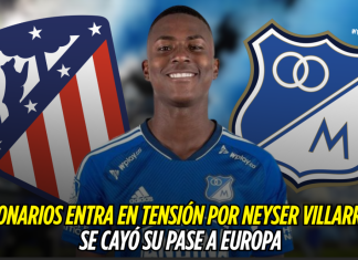 Millonarios entra en tensión por Neyser Villarreal: se cayó su pase a Europa Neyser Villarreal, Millonarios