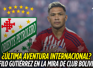 ¿Última aventura internacional? Teófilo Gutiérrez en la mira de club boliviano Teófilo Gutiérrez