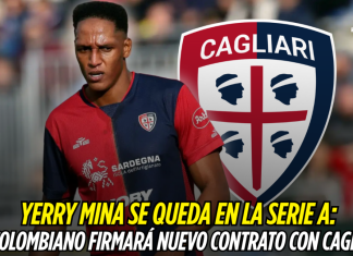 Yerry Mina se queda en la Serie A: el colombiano firmará nuevo contrato con Cagliari Yerry Mina