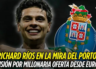 Richard Ríos en la mira del Porto: tensión por millonaria oferta desde Europa Richard Ríos
