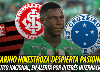 Marino Hinestroza despierta pasiones: Atlético Nacional, en alerta por interés internacional Marino Hinestroza