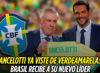 Carlo Ancelotti ya viste de verdeamarela: Brasil recibe a su nuevo líder Carlo Ancelotti