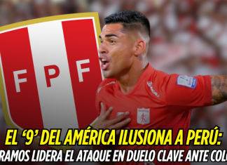 El ‘9’ del América ilusiona a Perú: Luis Ramos lidera el ataque en duelo clave ante Colombia Luis Ramos