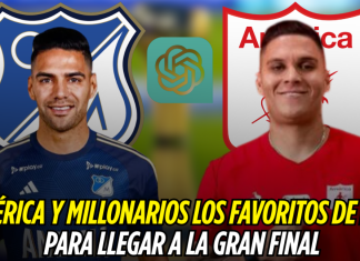 América de Cali y Millonarios los favoritos de la IA para llegar a la gran final América de Cali, Millonarios