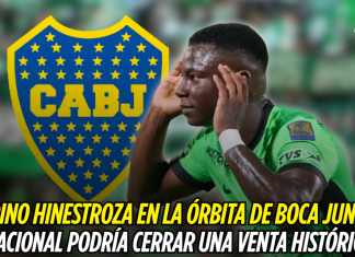Marino Hinestroza en la órbita de Boca Juniors: Nacional podría cerrar una venta histórica Marino Hinestroza