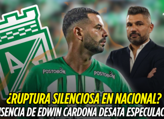 ¿Ruptura silenciosa en Atlético Nacional? La ausencia de Edwin Cardona desata especulaciones Edwin Cardona, Atlético Nacional