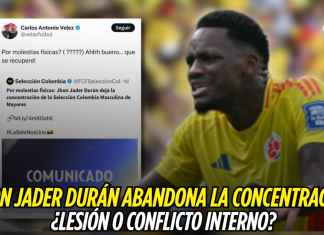Jhon Jader Durán abandona la concentración: ¿Lesión o conflicto interno? Jhon Jader Durán