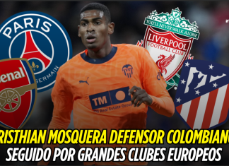 Cristhian Mosquera defensor colombiano seguido por grandes clubes europeos Cristhian Mosquera