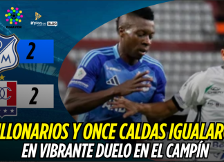 Millonarios y Once Caldas igualaron en vibrante duelo en El Campín Millonarios vs Once Caldas