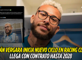 Duván Vergara inicia nuevo ciclo en Racing Club: llega con contrato hasta 2028 Duván Vergara