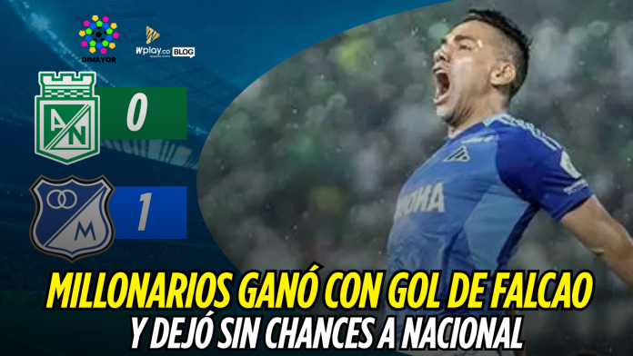 Millonarios ganó en el Atanasio y se acerca a la Final