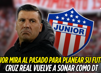 Junior mira al pasado para planear su futuro: Cruz Real vuelve a sonar como DT Junior busca en su pasado para planear el futuro