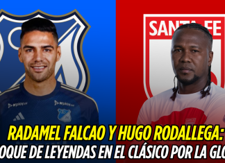 Radamel Falcao y Hugo Rodallega: choque de leyendas en el Clásico capitalino Falcao vs Rodallega en el Clásico capitalino