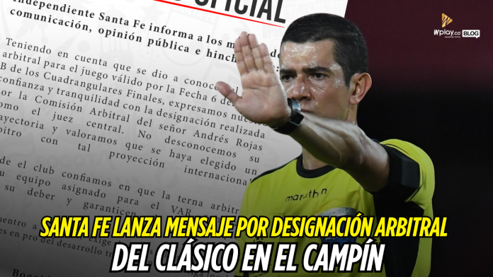 Santa Fe es contundente con su comunicado