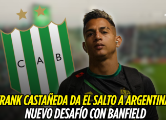 Frank Castañeda da el salto a Argentina: nuevo desafío con Banfield Frank Castañeda